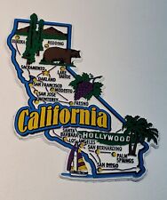 the State of California Jumbo State Map Fridge Magnet Travel Souvenir Hobby picture