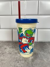 Jim Henson Muppets Kermit Non Spill Tumbler Superseal Eagle USA VTG 80s Complete picture
