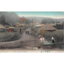 HAKONE View of Ashinoyu Rural JAPAN Asian Homes Hand Colored Postcard 1910s K4 picture