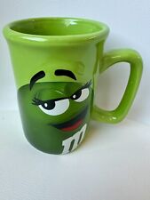 2012 Official Mrs. Green M&M Collectors Coffee Mug Cup Raised Print  picture