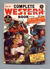 Complete Western Book Magazine Pulp Aug 1952 Vol. 18 #8 VG- 3.5 picture