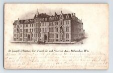 Postcard Wisconsin MIlwaukee WI St Joseph Hospital Pre-1907 Posted Undivided picture