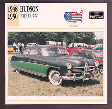 1948 1949 1950 Hudson Step Down Super Six Brougham Car Photo Spec Sheet CARD picture