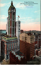 Singer Building, New York City, NY - 1913 Divided Back Postcard- Demolished picture