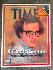Woody Allen signed JSA COA 11x14 Time Magazine Cover on Heavy Cardstock psa bas  picture