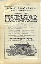 1911 PAPER AD Excelsior Auto-Cycle Motorcycle Single Twin Cylinder Engine  picture
