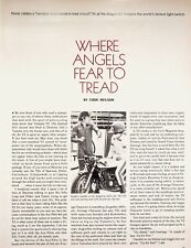 1973 Yamaha TZ350 Where Angels Fear To Tread - 3-Page Vintage Motorcycle Article picture