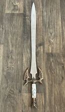 Vintage Marble-Look Medieval SWORD-28” BLADE MADE IN PAKISTAN With Sheath picture