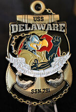 SSN 791 USS DELAWARE Submarine US Navy CPO Chief Challenge Coin- Cool Item picture