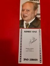 Super RARE Ronald Wayne Signed Autographed Ticket Photo Apple Founder picture