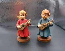 Vintage Hong Kong 2 Plastic Guitar Angel Children Figurines picture