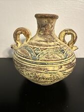 Terracotta Vessel Grecian Hand Painted picture