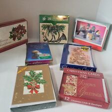 Vintage Christmas Cards (New Old Stock) - 7 Different Designs - You Choose picture