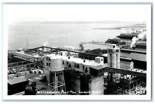 c1950's View Of Weyerhaeuser Pulp Mill Everett Washington WA RPPC Photo Postcard picture