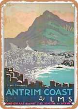 METAL SIGN - 1924 Giant's Causeway Antrim Coast by LMS Vintage Ad picture