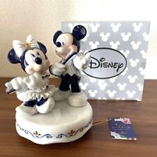Disney Seto ware porcelain lace doll Mickey Minnie music box wish upon a star  R picture