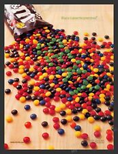 M&M's Candy Yummy 2000s Print Advertisement Ad 2001 picture
