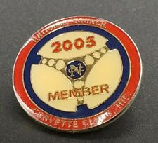 NCCC 2005 Corvette Car Club Member National Council Pin Red Blue Steering Wheel picture