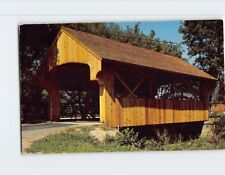 Postcard Covered Bridge Long Grove Illinois USA picture