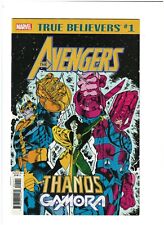 True Believers: Avengers- Thanos & Gamora #1 VF 8.0 Marvel Comics 2019 Galactus picture