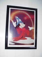 Disney's Fantasia Poster # 1 FRAMED Sorcerer's Apprentice Mickey Mouse picture