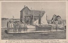 Rockport, MA-Massachusetts Five Fisherman tied up at Motif 1 c1933 Postcard 4791 picture