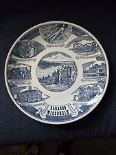 Vintage Baraboo Wisconsin Wi Souvenir Plate w Historical Scenes Ringling Circus picture