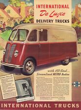 1941 INTERNATIONAL TRUCKS DE LUXE DELIVERY MODEL D-2-M TRUCK Orig Magazine Ad picture