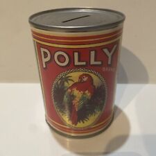 Polly Brand Peeled Tomatoes Rio Grande Valley Texas Tin Empty Vintage picture
