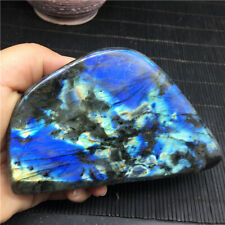 600g Super labradorite Polished furnishing articles Color flash Healing  X559 picture