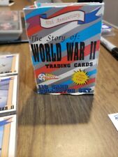 WORLD WAR II 1992 PACIFIC TRADING CARD CO. COMPLETE BASE CARD SET OF 110 NM picture