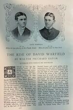 1908 Actor David Warfield illustrated picture