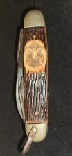 VINTAGE IMPERIAL BOY SCOUT POCKET KNIFE - 4 ACTIONS (BE PREPARED SHIELD) picture