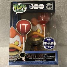 Funko Pop Digital Daffy Duck as Pennywise IT 199 WB 100 LE 1900 W/Protector picture