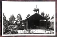KNOTT’S BERRY PLACE,Buena Park~OUR LITTLE CHAPEL BY THE LAKE~REAL PHOTO postcard picture