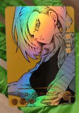 2024 Android 18 Waifu Anime Dragon Ball Super Heroes Flash Card Gold Holo Foil picture