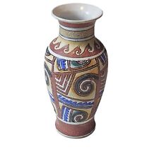 Sandstone Textured Vintage Artisan Work Vase picture