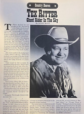 1982 Singer Actor Tex Ritter picture