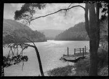 Tasmania Pieman River with jetty North West Coast, Tasmania - Old Photo picture