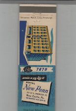 Matchbook Cover Hotel New Penn New Castle, PA picture