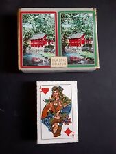 Vintage Double Deck SEALED Guild Playing Cards w Stamps *Russian Card Deck  picture