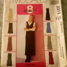 McCall's Uncut Pattern 2311 Size FW 18-22 Dress Or Jumper picture