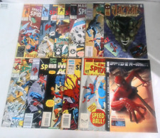 Lot 12 Vintage The Spectacular SPIDER-MAN Comic Books Mutant Jackal Files L3A25 picture