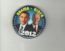 OBAMA & BIDEN pin 2012 Jugate pinback CAMPAIGN button #ZV  2.25 inch picture