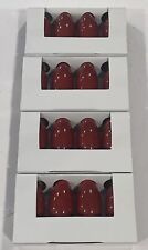 Reddish Brown C9 Outdoor Christmas Light Bulb Lot 16x Bulbs New Red Brown picture