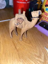Vintage Hand Carved Wooden Camel 3