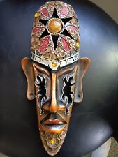african tribal hanging mask. 9.5