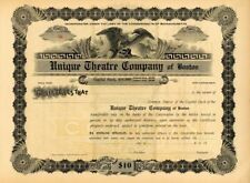 Unique Theatre Co. of Boston - Entertainment Stocks & Bonds picture
