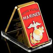U.S. Marine Corps Commemorative Challenge Coin USMC Military Veteran Gift picture