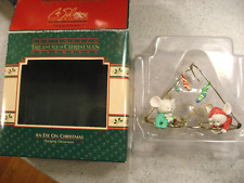 Enesco Treasury of Ornaments An Eye On Christmas Ornament Mice Spectacles picture